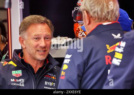 Zandvoort, Niederlande. August 2024. Christian Horner (GBR) Red Bull Racing Team Principal. 24.08.2024. Formel-1-Weltmeisterschaft, Rd 15, Grand Prix Der Niederlande, Zandvoort, Niederlande, Qualifizierender Tag. Das Foto sollte lauten: XPB/Alamy Live News. Stockfoto
