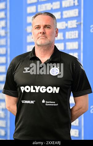 Gummersbach, Deutschland. August 2024. Porterait DAIKIN Handball Bundesliga, 1 Bundesliga, VfL Gummersbach, Mannschaftspraesentation Spielzeit 2024/2025, Schwalbe Arena Gummersbach, 23.08.2024 Foto: Eibner-Pressefoto/Jürgen Augst Credit: dpa/Alamy Live News Stockfoto