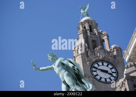 Blick Auf Die Hafenpromenade Von Liverpool 2011 Stockfoto