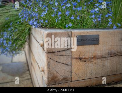 Gartengestaltung und Landschaftsgestaltung Stockfoto