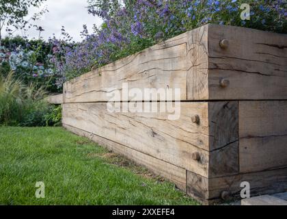 Gartengestaltung und Landschaftsgestaltung Stockfoto