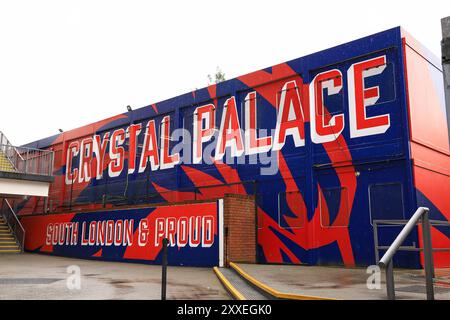 London, UK. 22nd Aug, 2024. General view of Selhurst Park ahead of the Crystal Palace FC v West Ham United FC English Premier League match at Selhurst Park, London, England, United Kingdom on 24 August 2024 Credit: Every Second Media/Alamy Live News Stock Photo