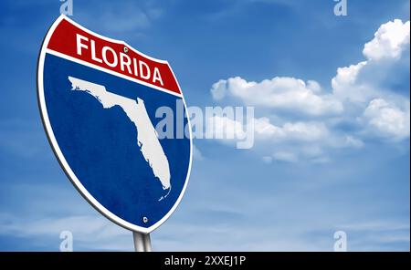 Florida der Sonnenstaat in den USA Stockfoto