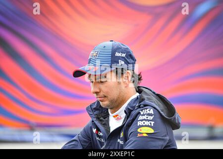 Zandvoort, Niederlande. August 2024. August 2024; Circuit Zandvoort, Zandvoort, Nordholland, Niederlande; Formel 1 großer Preis von Heineken Dutch 2024; Qualifikationstag; Sergio Perez (MEX) Credit: Action Plus Sports Images/Alamy Live News Stockfoto