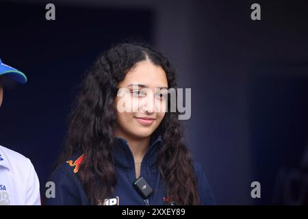 8 Hamda Al Qubaisi (MP Motorsport, Red Bull Racing, #8), F1 Academy, NDL, Formel 1 Weltmeisterschaft, Grand Prix der Niederlande, Circuit Zandvoort, 24.08.2024 Foto: Eibner-Pressefoto/Annika Graf Credit: dpa Picture Alliance/Alamy Live News Stockfoto