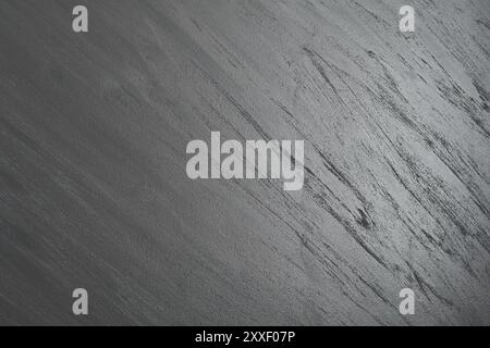 Sapphire Metallic Sahara Wandbeschichtung mit strukturiertem Farbmuster grau-schwarze dekorative Beschichtung Stockfoto