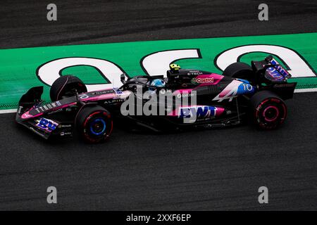Zandvoort, Niederlande. August 2024. ZANDVOORT, NIEDERLANDE - 24. AUGUST: Pierre Gasly von Alpine tritt am 24. August 2024 in Zandvoort in der Qualifikation an. (Foto von Andre Weening/Orange Pictures) Credit: Orange Pics BV/Alamy Live News Stockfoto