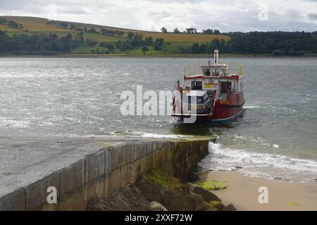 Nigg Fährhafen, von wo aus eine Fähre nach Cromarty, Back Isle, Highlands, Schottland fährt Stockfoto