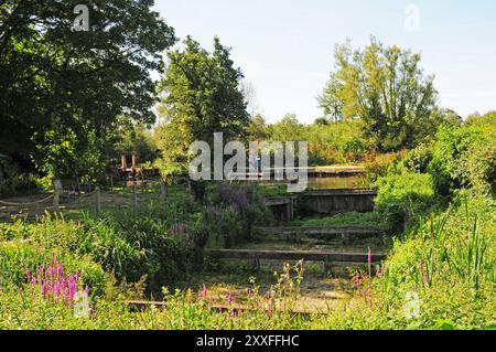 Trockendock in Flatford. Stockfoto