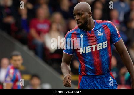 London, Großbritannien. August 2024. London, England, 24. August 2024: Jean-Philippe Mateta (14 Crystal Palace) während des Premier League-Spiels zwischen Crystal Palace und West Ham im Selhurst Park in London. (Pedro Porru/SPP) Credit: SPP Sport Press Photo. /Alamy Live News Stockfoto