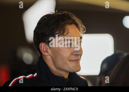 Circuit Zandvoort, Zandvoort, Niederlande. 24.August 2024; George Russell aus Großbritannien und Mercedes-AMG PETRONAS F1 Team während des Formel-1-Grand-Prix von Italien Credit: Jay Hirano/AFLO/Alamy Live News Stockfoto