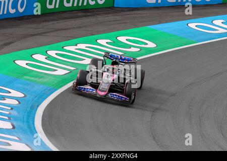 Zandvoort, Niederlande. August 2024. ESTBEON OCON vom Alpine Qualifying Samstag des Großen Preises der Niederlande 2024 (Kreditbild: © Alexis Kahn/ZUMA Press Wire) NUR REDAKTIONELLE VERWENDUNG! Nicht für kommerzielle ZWECKE! Quelle: ZUMA Press, Inc./Alamy Live News Stockfoto