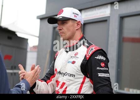 27 Nico Huelkenberg (MoneyGram Haas F1 Team, #27), Qualifying, NDL, Formel 1 Weltmeisterschaft, Großer Preis Der Niederlande, Circuit Zandvoort, 24.08.2024 Foto: Eibner-Pressefoto/Annika Graf Stockfoto