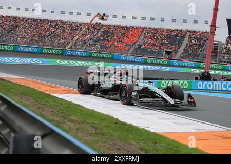 63 George Russell (Mercedes AMG Petronas Formel-1-Team, #63), Qualifying, NDL, Formel-1-Weltmeisterschaft, Großer Preis Der Niederlande, Circuit Zandvoort, 24.08.2024 Foto: Eibner-Pressefoto/Annika Graf Stockfoto