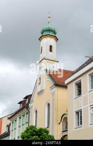 Marienkirche in Murnau am Staffelsee, Bayern, Deutschland Stockfoto