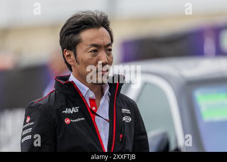 Circuit Zandvoort, Zandvoort, Niederlande. 22.August 2024; Ayao Komatsu aus Japan und Teamchef des HAAS F1-Teams während des Grand Prix von Italien. Credit: Jay Hirano/AFLO/Alamy Live News Stockfoto