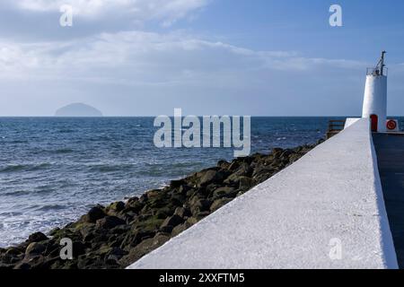 Girvan Lighthouse, South Ayrshire, Schottland Stockfoto