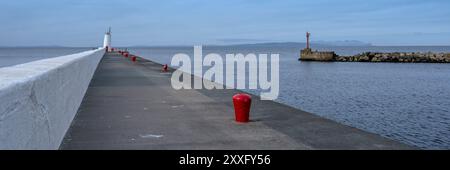 Girvan Lighthouse, South Ayrshire, Schottland Stockfoto