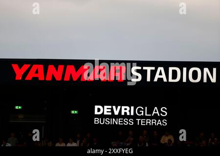 Almere, Niederlande. August 2024. ALMERE, 24-08-2024, Yanmar Stadium, Football, Dutch Eredivisie, Saison 2024/2025, während des Spiels Almere City - PSV, Yanmar Stadion Credit: Pro Shots/Alamy Live News Stockfoto