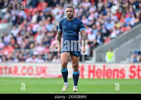 St Helens, Großbritannien. August 2024. Elliot Minchella von Hull KR während des Spiels St Helens gegen Hull KR in der Betfred Super League Runde 23 im Totally Wicked Stadium, St Helens, Vereinigtes Königreich, 24. August 2024 (Foto: Cody Froggatt/News Images) in St Helens, Vereinigtes Königreich am 24. August 2024. (Foto: Cody Froggatt/News Images/SIPA USA) Credit: SIPA USA/Alamy Live News Stockfoto