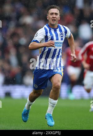 Brighton und Hove, Großbritannien. August 2024. Brightons Jack Hinshelwood während des Premier League-Spiels im AMEX Stadium, Brighton und Hove. Der Bildnachweis sollte lauten: Paul Terry/Sportimage Credit: Sportimage Ltd/Alamy Live News Stockfoto