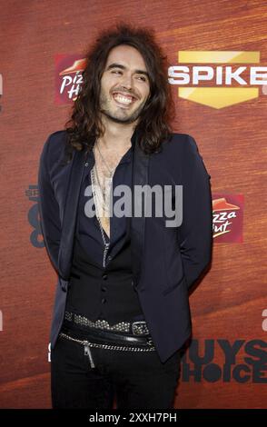 Russell Brand nimmt am 30. Mai an den Spike TV 2nd Annual Guys Choice Awards in den Sony Pictures Studios in Culver City, Kalifornien, USA, Teil Stockfoto