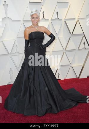 Lady Gaga bei den 91. Annual Academy Awards, die am 24. Februar 2019 im Hollywood and Highland in Los Angeles, USA, stattfanden Stockfoto
