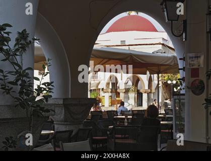 Die griechische Insel Kos in der östlichen Ägäis ist nach Rhodos und Karpathos die drittgrößte Insel der Dodekanese Stockfoto