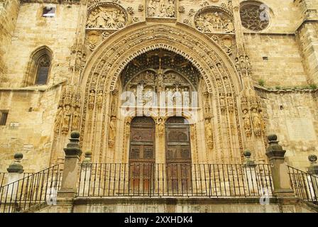 Aranda de Duero Portal 01 Stockfoto