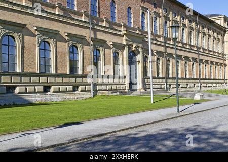 Alte Pinakothek in München, Teilansicht Stockfoto