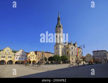 Ladek-Zdroj (Bad Landeck) im Glatzer Land, Schlesien, Ladek-Zdroj, im Klodzko-Tal, Polen, Europa Stockfoto