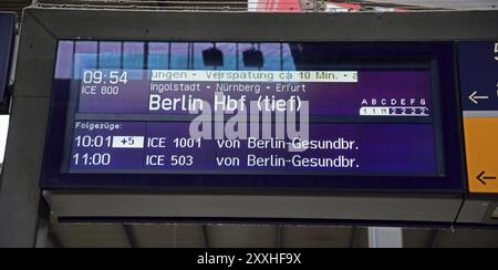 Europa, Deutschland, Bayer, München, Hauptbahnhof, Zugankunftshalle, nah- und Fernverkehr, Hamburg, Bundesrepublik Deutschland, EU Stockfoto