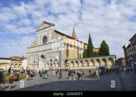 Florenz, Italien. September 2023. Die Basilika di Santa Maria Novella in Florenz Stockfoto