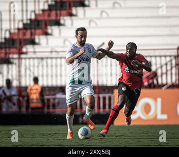 GO - GOIANIA - 08/24/2024 - BRASILIANISCHE A 2024, ATLETICO-GO x JUVENTUDE - Nene, Juventude-Spieler im Spiel gegen Atletico-GO im Antonio Accioly Stadion für die brasilianische A 2024 Meisterschaft. Foto: Isabela Azine/AGIF (Foto: Isabela Azine/AGIF/SIPA USA) Stockfoto