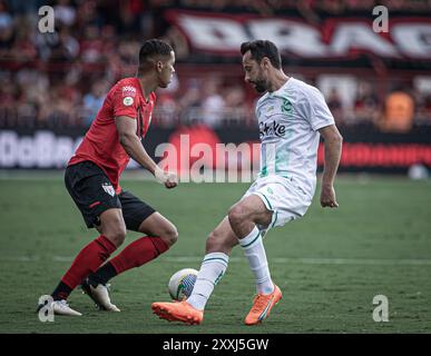 GO - GOIANIA - 08/24/2024 - BRASILIANISCHE A 2024, ATLETICO-GO x JUVENTUDE - Nene, Juventude-Spieler im Spiel gegen Atletico-GO im Antonio Accioly Stadion für die brasilianische A 2024 Meisterschaft. Foto: Isabela Azine/AGIF Credit: AGIF/Alamy Live News Stockfoto