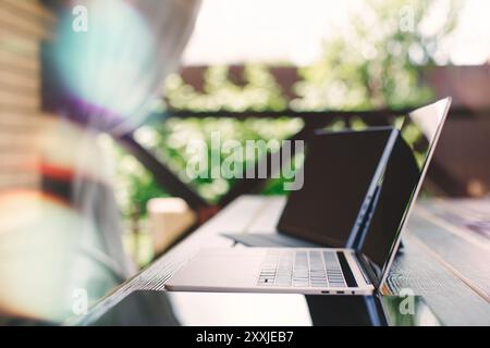 Das Konzept der Entwicklung digitaler Softwaretechnologien. Planung der Prototypenentwicklung der Anwendung. Stockfoto