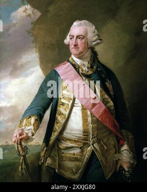 Admiral Edward Hawke (1710-1781), 1. Baron Hawke *Öl auf Leinwand *128,3 x 103 cm *1768-1770 von Francis Cotes, um 1768 Stockfoto