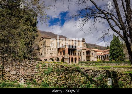 Kloster San Jerónimo de Yuste, 15. Jahrhundert, Region La Vera, Cáceres, Extremadura, Spanien, Europa Stockfoto