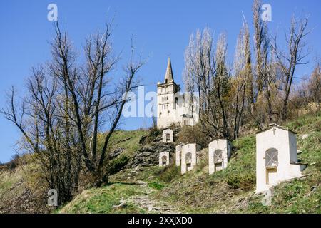 Abries, regionaler Naturpark Queyras, Provence-Alpes-Côte d'Azur, Département Hautes-Alpes, Bezirk Briancoon, Frankreich, Europa Stockfoto