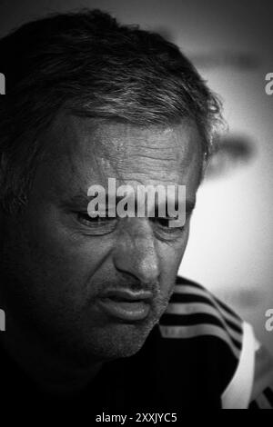 Oktober 2014: Cobham, Surrey, Jose Mourinho aus Großbritannien, Chelsea Football Club und viele andere Top-Vereine in Europas Manager. Stockfoto