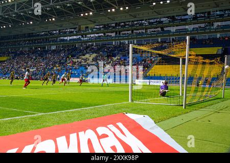 Arnhem - Richie Omorowa aus Excelsior Rotterdam während des dritten Spiels der Keuken Kampioen Divisie Saison 2024/2025. Das Spiel findet am 25. August 2024 im GelreDome in Arnheim, Niederlande, zwischen Vitesse Arnhem und Excelsior Rotterdam statt. (VK Sportphoto/Danny de Groot) Stockfoto