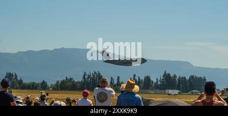 Kanada BC, Abbotsford Airshow 2023. Die Canadian International Air Show in Nordamerika. Die kanadische Flugshow zeigt aufregende Luftakrobatik. Peo Stockfoto