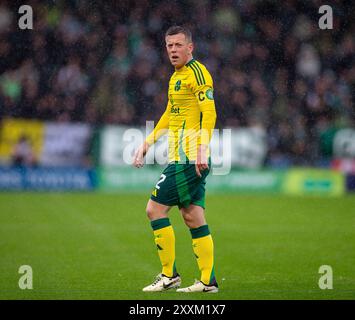 Paisley, Renfrewshire, Schottland. August 2024; St Mirren Park, Paisley, Renfrewshire, Schottland, Scottish Premiership Football, St Mirren gegen Celtic; Callum McGregor von Celtic Credit: Action Plus Sports Images/Alamy Live News Stockfoto