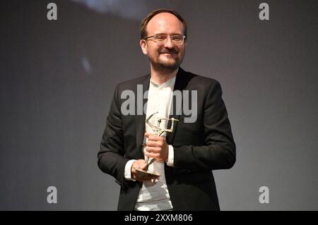 Radek Wegrzyn bei der 66. Verleihung vom Ernst-Lubitsch-Preis 2024 im Zoo Palast. Berlin, 25.08.2024 *** Radek Wegrzyn bei der Verleihung des Ernst-Lubitsch-Preises 66 2024 im Zoo-Palast Berlin, 25 08 2024 Foto:Xn.xKubelkax/xFuturexImagex lubitsch preis2024 0060 Stockfoto