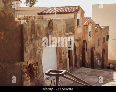 Treppenstraße in Sant Augusti, Mallorca Stockfoto