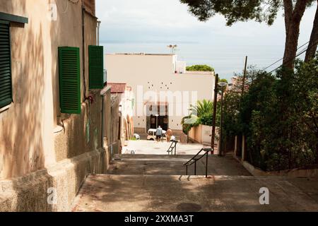 Treppenallee in Sant Augusti, Mallorca Stockfoto