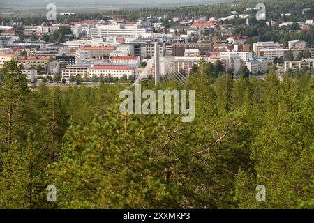 Ounasvaara Nature Trail, Rovaniemi, Lappland, Finnland Stockfoto