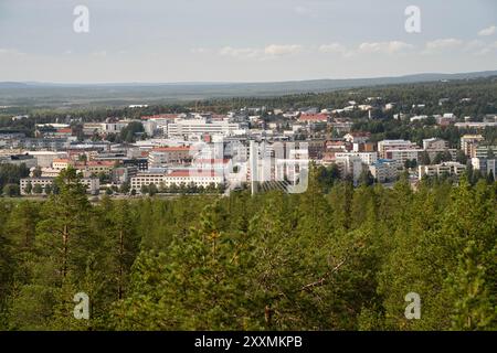 Ounasvaara Nature Trail, Rovaniemi, Lappland, Finnland Stockfoto