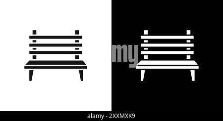 Tischsymbol Vektor-Logo-Set-Sammlung oder Bündelpackung Stock Vektor