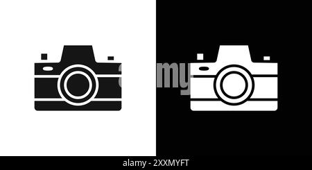 Kamerasymbol Vektor-Logo-Set Sammlung oder Bündelpackung Stock Vektor